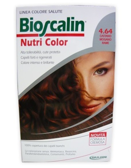 BIOSCALIN NUTRI COLOR 4,64 CASTANO MOGANO RAME 124 ML