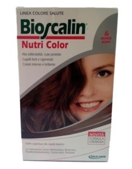 BIOSCALIN NUTRI COLOR 6 BIONDO SCURO SINCROB 124 ML