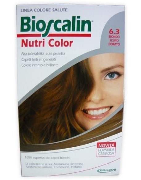 BIOSCALIN NUTRI COLOR 6,3 BIONDO SCURO DORATO SINCROB 124 ML