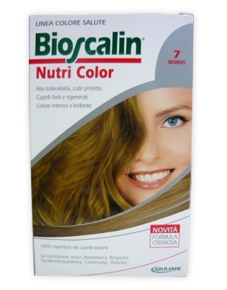 BIOSCALIN NUTRI COLOR 7 BIONDO SINCROB 124 ML