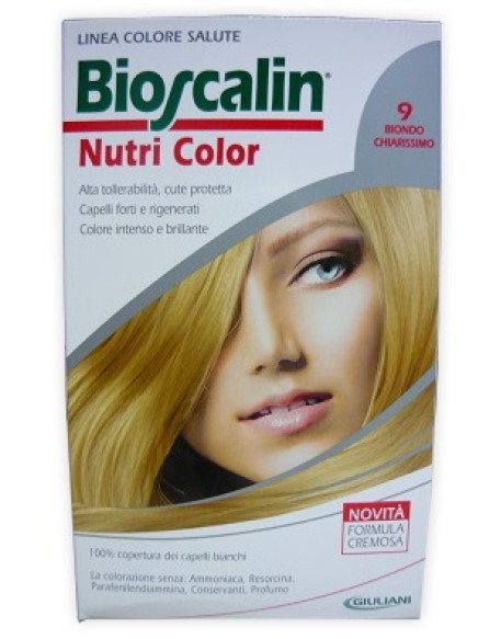 BIOSCALIN NUTRI COLOR 9 BIONDO CHIARISSIMO SINCROB 124 ML