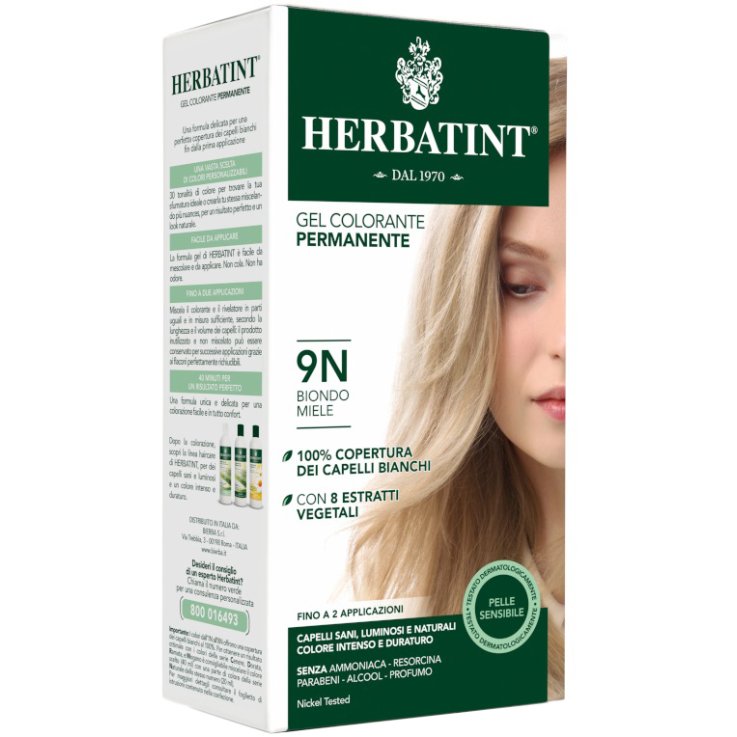 HERBATINT 9N BIONDO MIELE 150 ML + PENNELLO PROMO EDIZIONE LIMITATA HERBATINT 9N BIONDO MIELE 150 ML + PENNELLO PROMO EDIZIONE LIMITATA