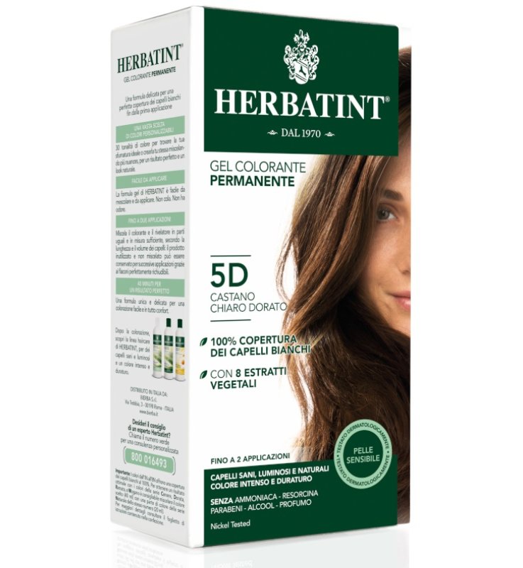 HERBATINT 5D CASTANO CHIARO DORATO 150 ML