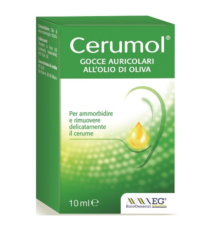 CERUMOL GOCCE AURICOLARI 10ML CERUMOL GOCCE AURICOLARI 10ML