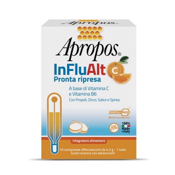 APROPOS INFLUALT C PRONTA RIPRESA 10 COMPRESSE EFFERVESCENTI APROPOS INFLUALT C PRONTA RIPRESA 10 COMPRESSE EFFERVESCENTI