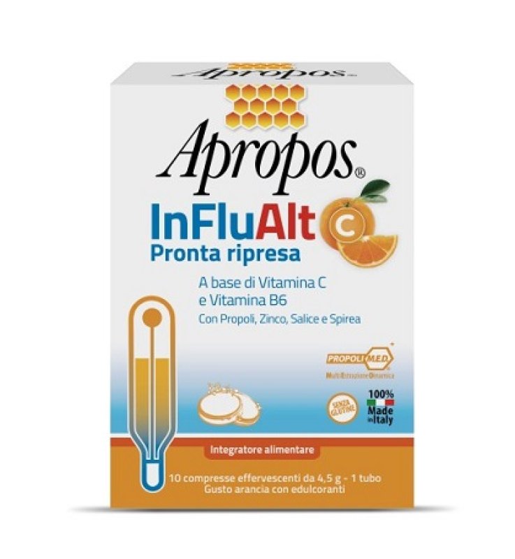 APROPOS INFLUALT C PRONTA RIPRESA 10 COMPRESSE EFFERVESCENTI