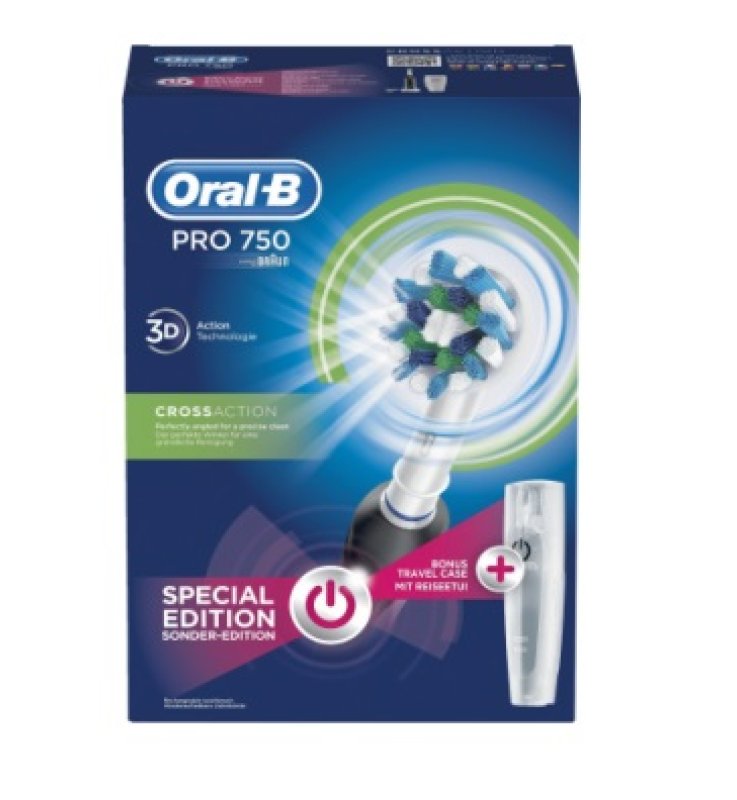 ORALB 750 PRO CROSSACTION SPAZZOLINO ELETTRICO