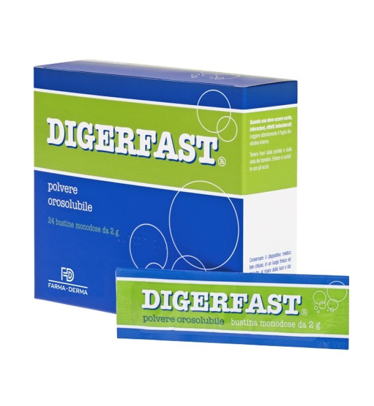 DIGERFAST POLVERE 24 BUSTINE MONODOSE 2 G DIGERFAST POLVERE 24 BUSTINE MONODOSE 2 G