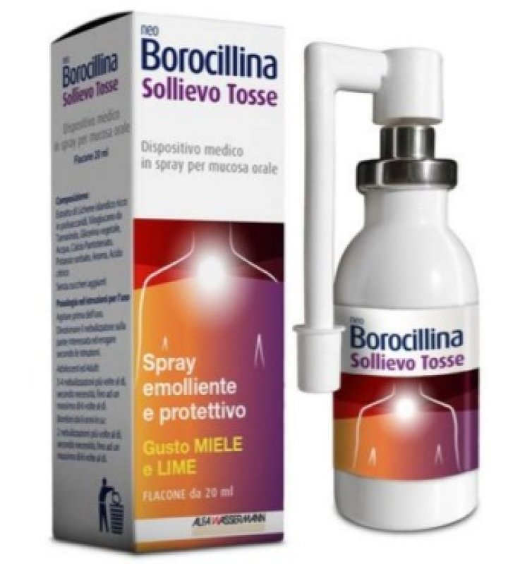 NEOBOROCILLINA SOLLIEVO TOSSE SPRAY 20 ML NEOBOROCILLINA SOLLIEVO TOSSE SPRAY 20 ML