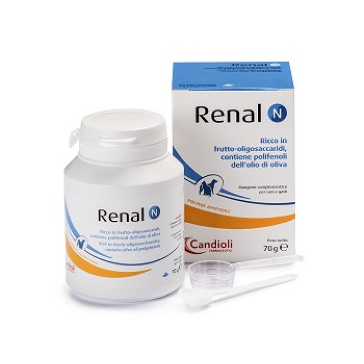 RENAL N MANGIME COMPLEMENTARE PER CANI E GATTI BARATTOLO 70G RENAL N MANGIME COMPLEMENTARE PER CANI E GATTI BARATTOLO 70G
