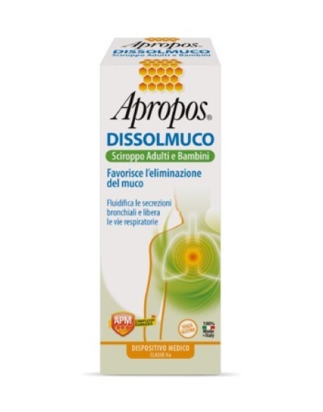 APROPOS DISSOLMUCO SCIROPPO ADULTI E BAMBINI 230 G