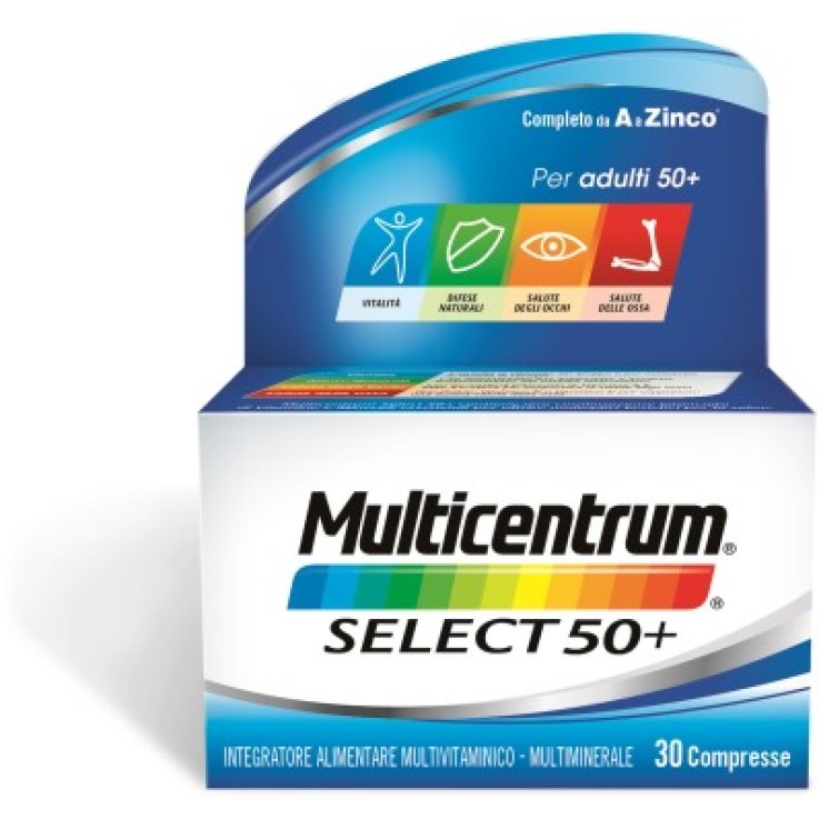 MULTICENTRUM SELECT 50+ 30 COMPRESSE MULTICENTRUM SELECT 50+ 30 COMPRESSE