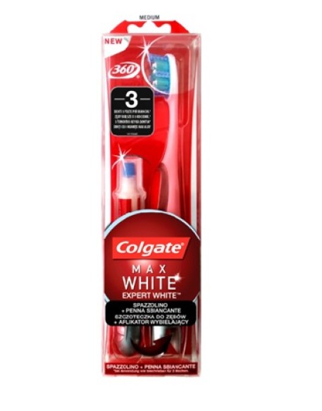 COLGATE EXPERT WHITE SPAZZOLINO + PENNA SBIANCANTE