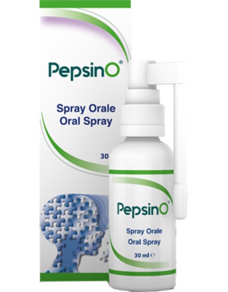 PEPSINO SPRAY ORALE AD AZIONE MECCANICA PER RIDUZIONE DELLEMANIFESTAZIONI SINTOMATOLOGICHE FARINGEE DEL REFLUSSO GASTROESOFAGEO 30ML