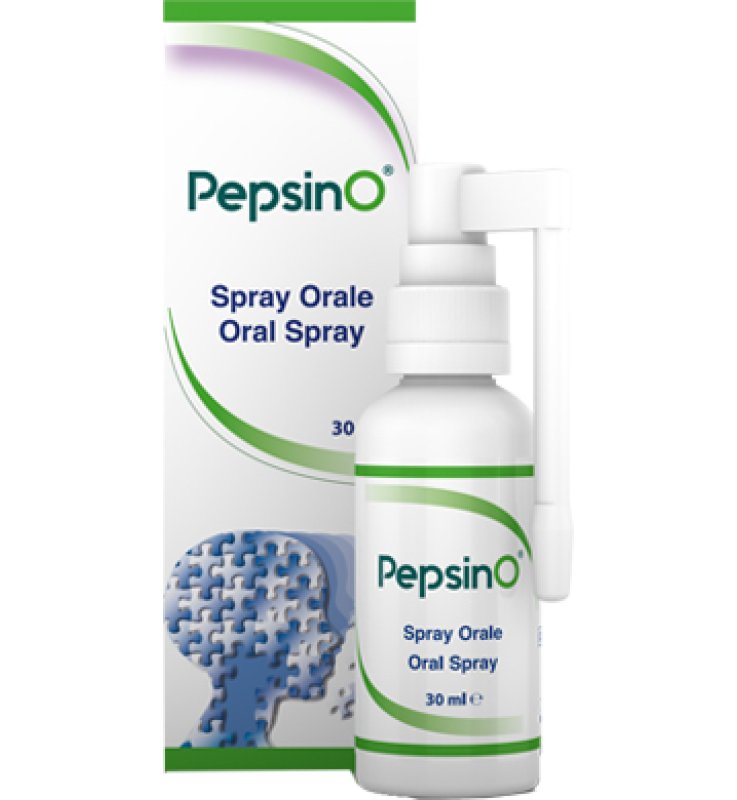 PEPSINO SPRAY ORALE AD AZIONE MECCANICA PER RIDUZIONE DELLEMANIFESTAZIONI SINTOMATOLOGICHE FARINGEE DEL REFLUSSO GASTROESOFAGEO 30ML