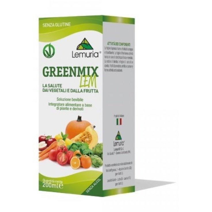 GREENMIX LEM FL 200ML LEMURIA S/ GREENMIX LEM FL 200ML LEMURIA S/