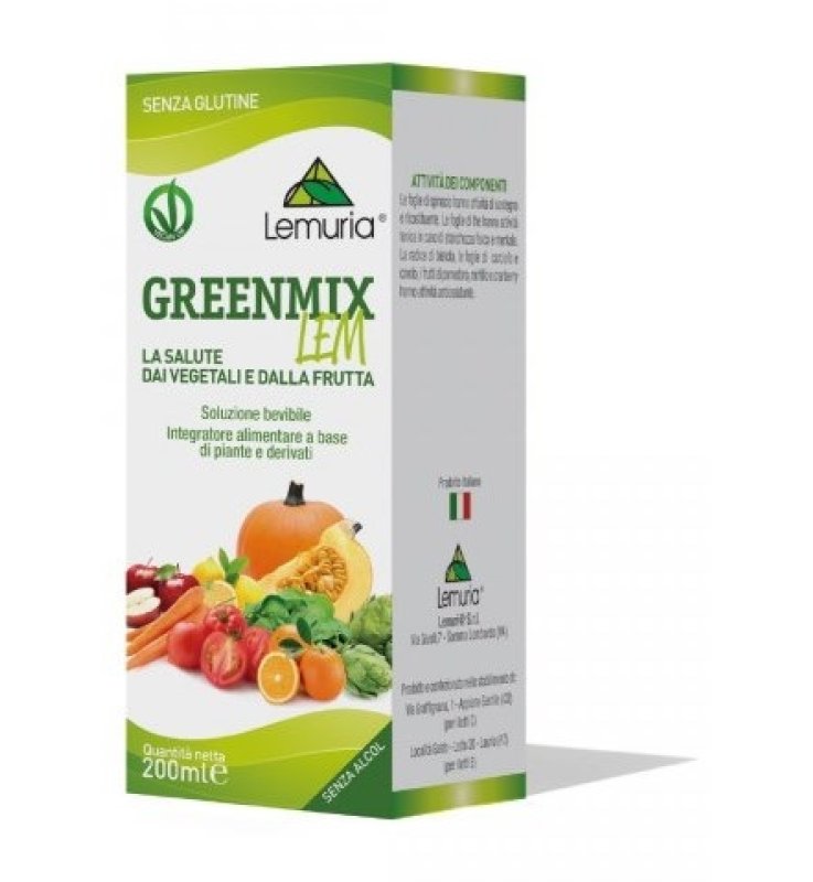 GREENMIX LEM FL 200ML LEMURIA S/ GREENMIX LEM FL 200ML LEMURIA S/