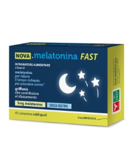 NOVA MELATONINA FAST 45 COMPRESSE 1MG DI MELATONINA