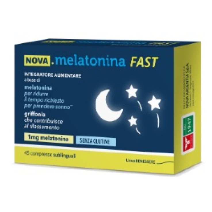NOVA MELATONINA FAST 45 COMPRESSE 1MG DI MELATONINA NOVA MELATONINA FAST 45 COMPRESSE 1MG DI MELATONINA