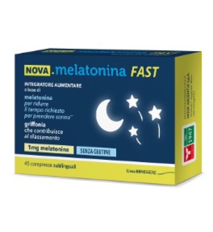 NOVA MELATONINA FAST 45 COMPRESSE 1MG DI MELATONINA