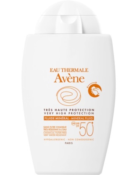 EAU THERMALE AVENE SOLARE FLUIDO MINERALE 50+ 40 ML