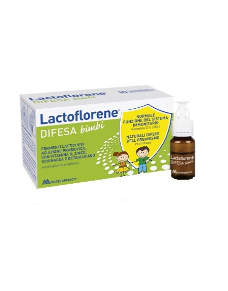 LACTOFLORENE DIFESA BAMBINI 10 FLACONI 100 ML