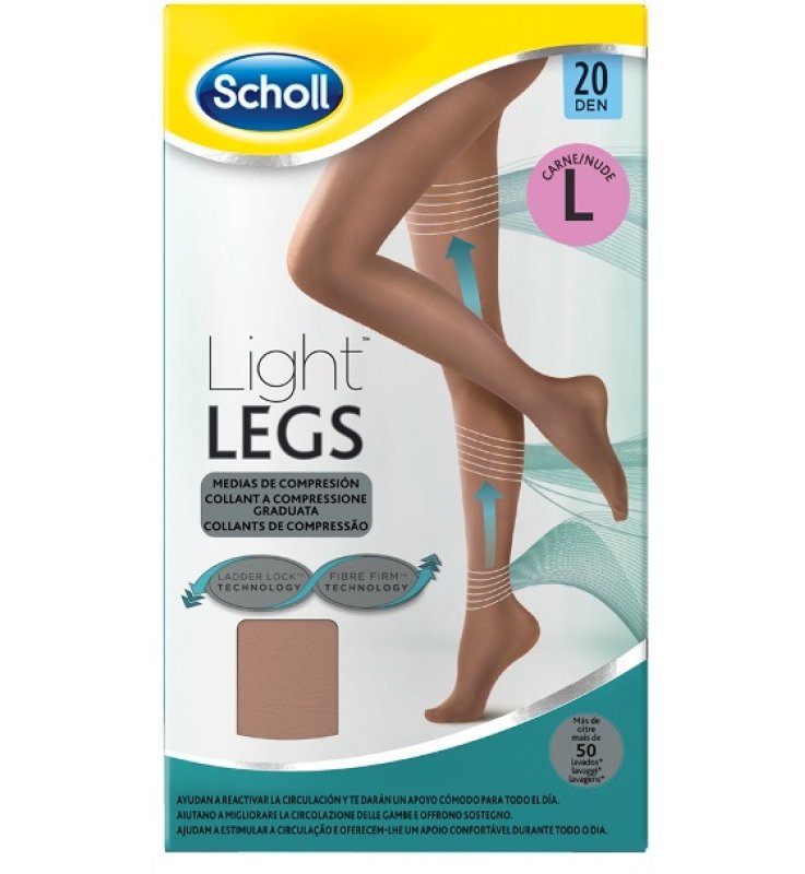 SCHOLL LIGHTLEGS20 DEN L NUDE