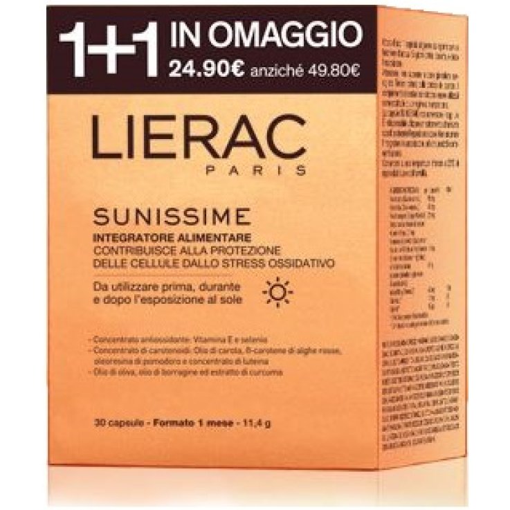 LIERAC DUO SUNISSIME 30 + 30 CAPSULE LIERAC DUO SUNISSIME 30 + 30 CAPSULE