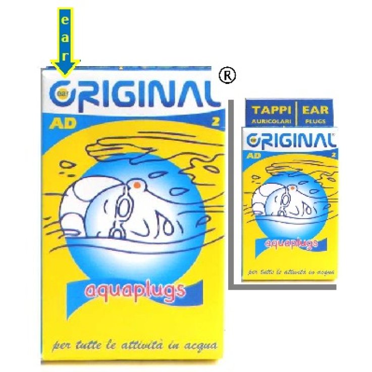 EAR Original Aquaplugs 2pz EAR Original Aquaplugs 2pz