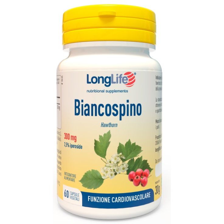 LONGLIFE BIANCOSPINO 60 CAPSULE VEGETALI LONGLIFE BIANCOSPINO 60 CAPSULE VEGETALI