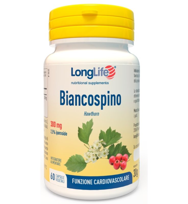 LONGLIFE BIANCOSPINO 60 CAPSULE VEGETALI