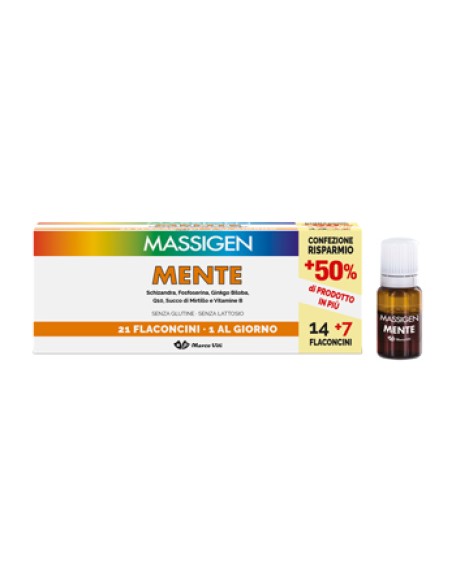 MASSIGEN MENTE 21 FLACONCINI DA 10 ML