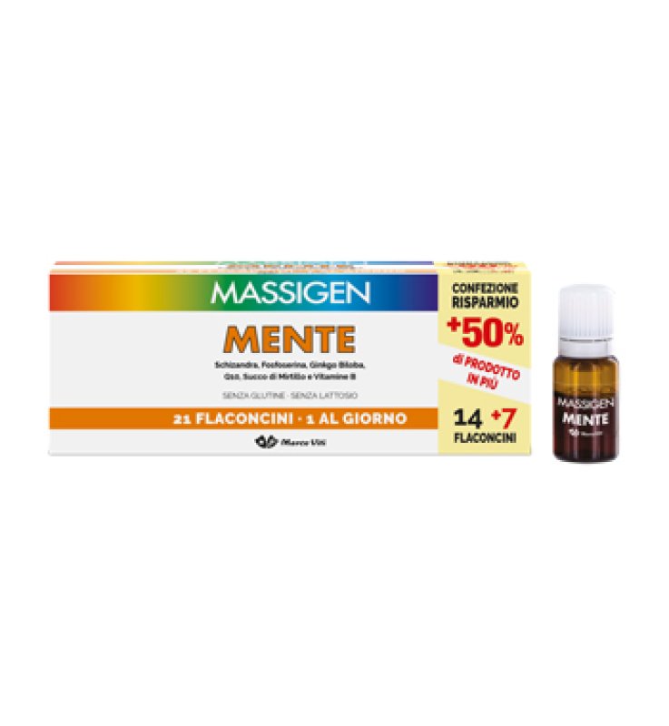 MASSIGEN MENTE 21 FLACONCINI DA 10 ML
