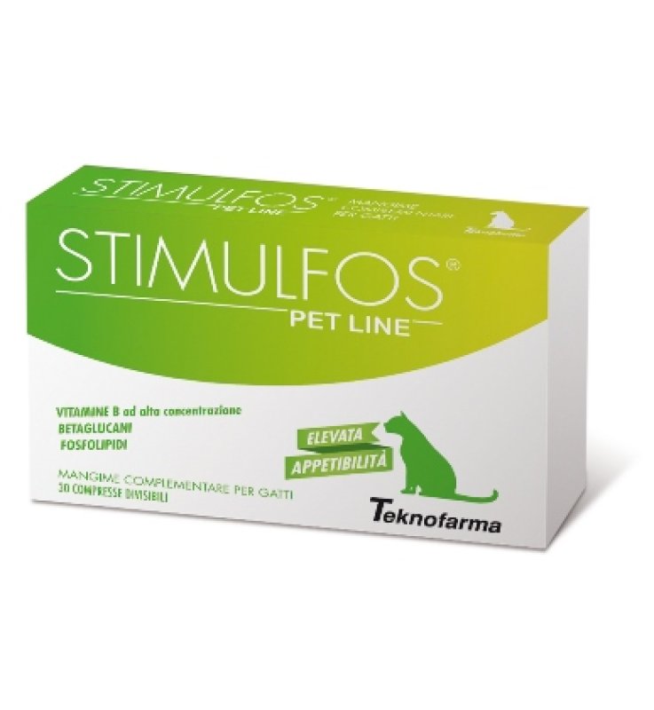 STIMULFOS PET LINE GATTO MANGIME COMPLEMENTARE SCATOLA 30 COMPRESSE