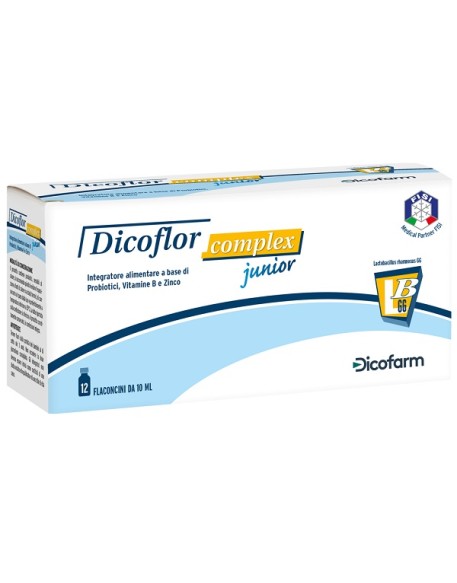 DICOFLOR COMPLEX JUNIOR 12 FLACONI DA 10 ML