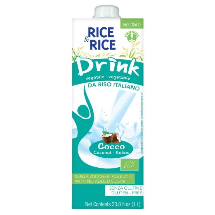 RICE&RICE BEVANDA RISO/COCCO 1LT RICE&RICE BEVANDA RISO/COCCO 1LT