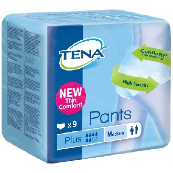PANNOLONE PULL-UP TENA PANTS PLUS TAGLIA MEDIUM 9 PEZZI PANNOLONE PULL-UP TENA PANTS PLUS TAGLIA MEDIUM 9 PEZZI