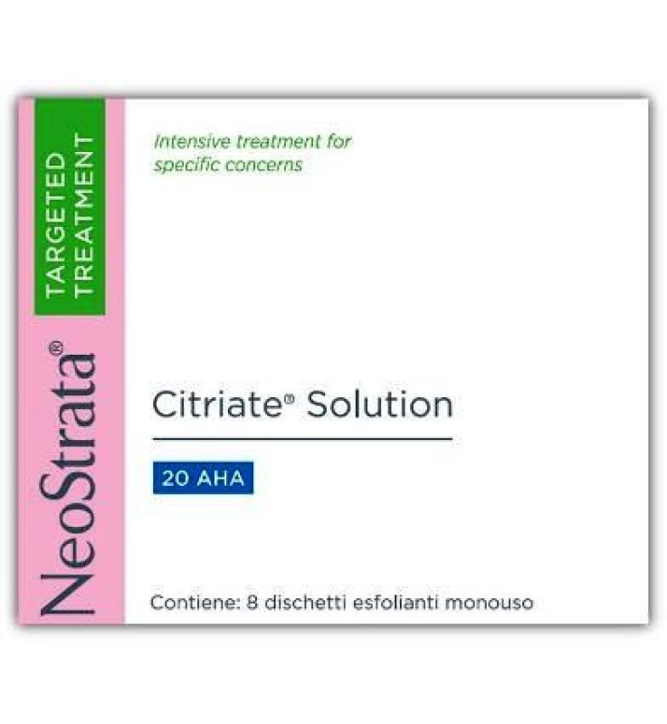 NEOSTRATA CITRIATE SOLUTION PAD 8 DISCHETTI
