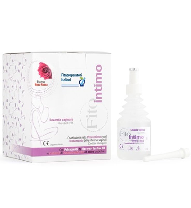 SELERBE FITOINTIMO LAVANDA VAGINALE 4 FLACONI DA 100 ML + 4CANNULE MONOUSO