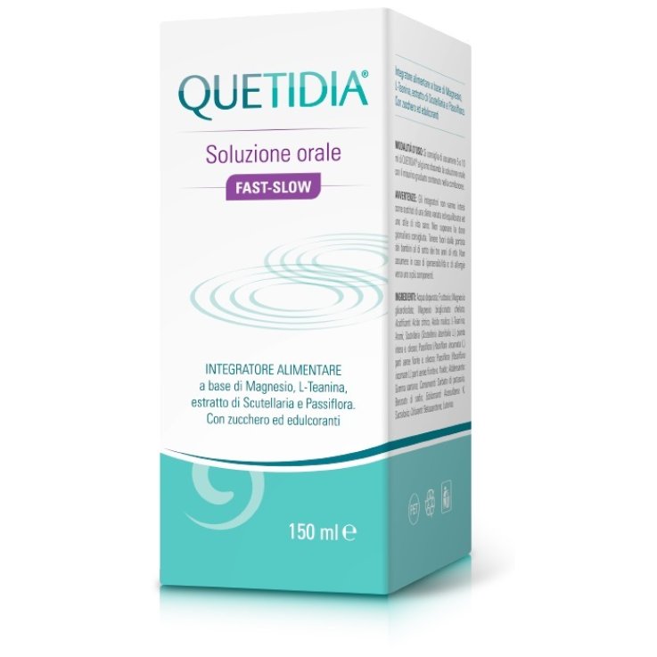 QUETIDIA SOLUZIONE ORALE FAST SLOW 150 ML QUETIDIA SOLUZIONE ORALE FAST SLOW 150 ML