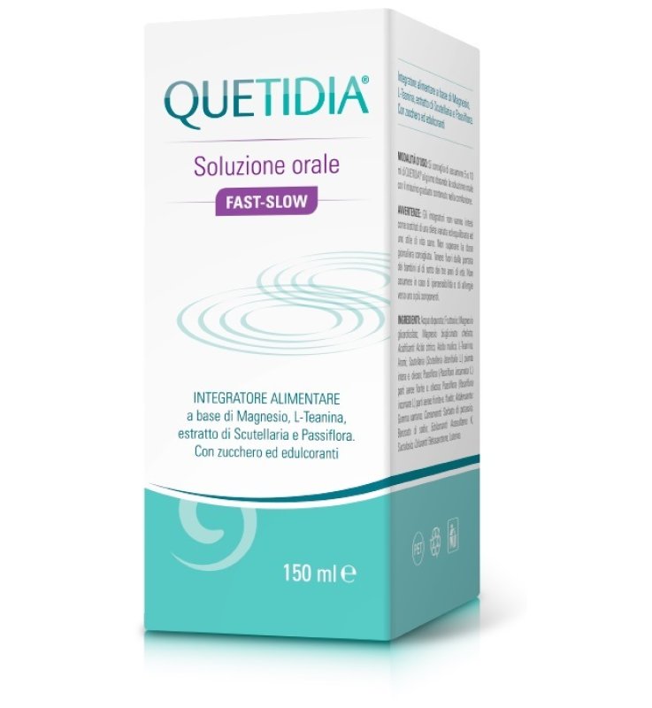 QUETIDIA SOLUZIONE ORALE FAST SLOW 150 ML QUETIDIA SOLUZIONE ORALE FAST SLOW 150 ML