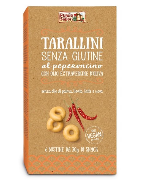 PUGLIA SAP.Tarallini Pep.180g