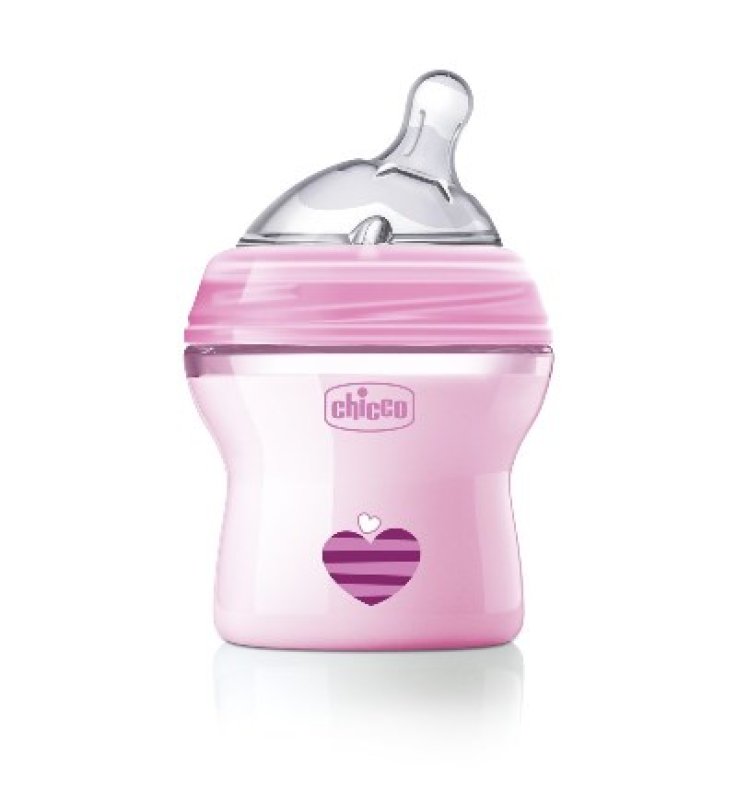 CHICCO BIBERON NATFEEL 0M+ 150 ML GIRL