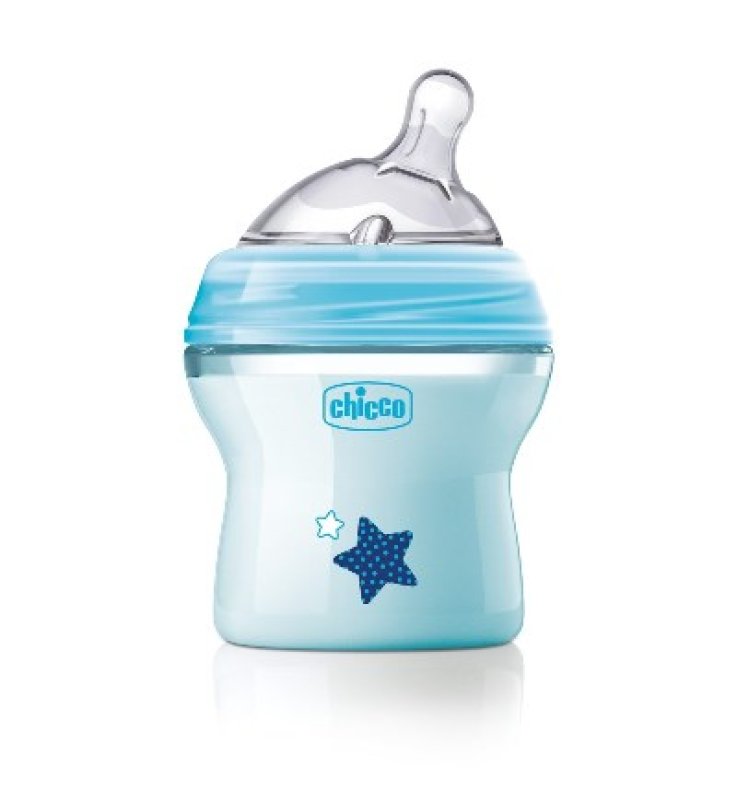 CHICCO BIBERON NATFEEL 0M+ BOY 150 ML