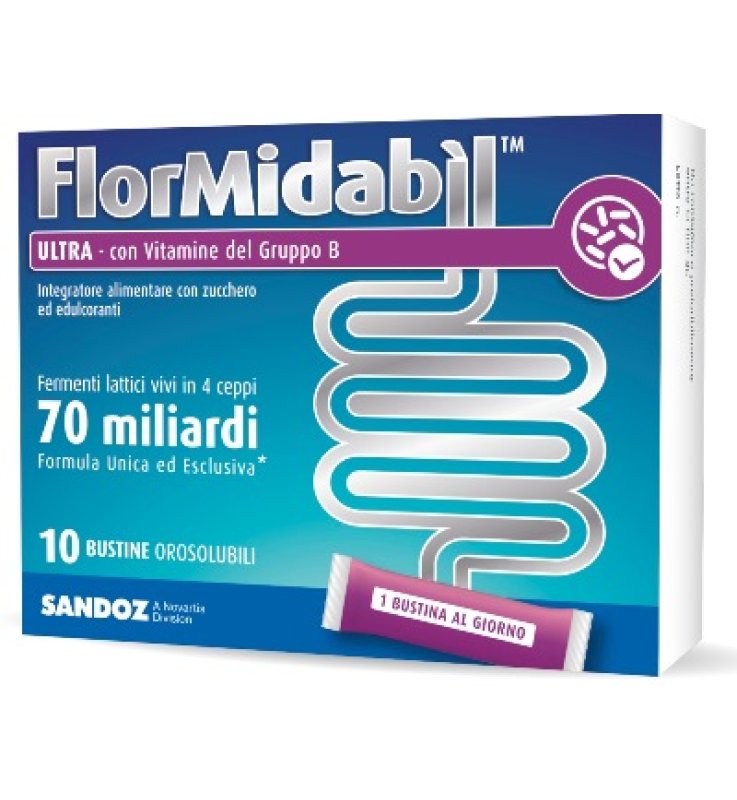 FLORMIDABIL ULTRA 10 BUSTINE OROSOLUBILI 1,5 G