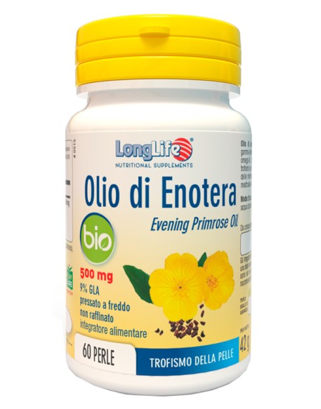 LONGLIFE OLIO ENOTERA BIO 60 PERLE 500 MG