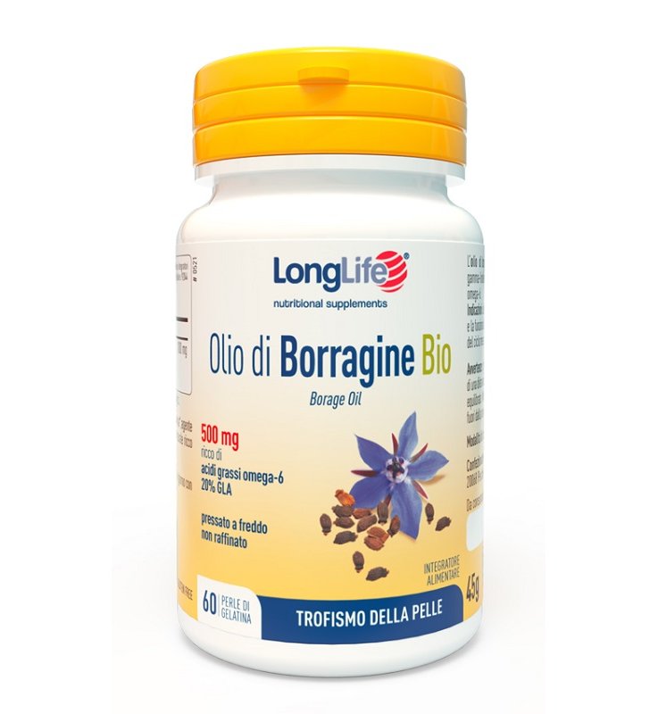 LONGLIFE OLIO BORRAGINE BIO 60 PERLE