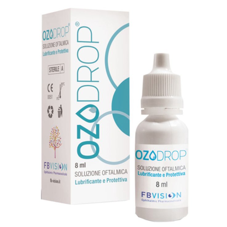 OZODROP LIPOZONEYE SOLUZIONE OFTALMICA BASE DI OLIO OZONIZZATO IN FOSFOLIPIDI 8 ML OZODROP LIPOZONEYE SOLUZIONE OFTALMICA BASE DI OLIO OZONIZZATO IN FOSFOLIPIDI 8 ML