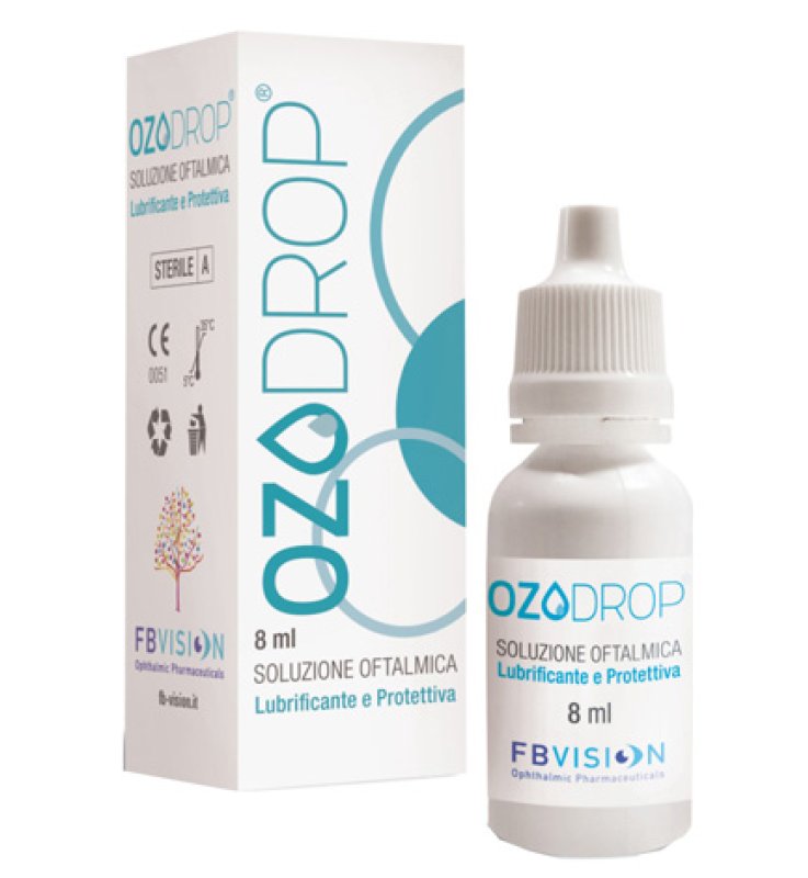 OZODROP LIPOZONEYE SOLUZIONE OFTALMICA BASE DI OLIO OZONIZZATO IN FOSFOLIPIDI 8 ML