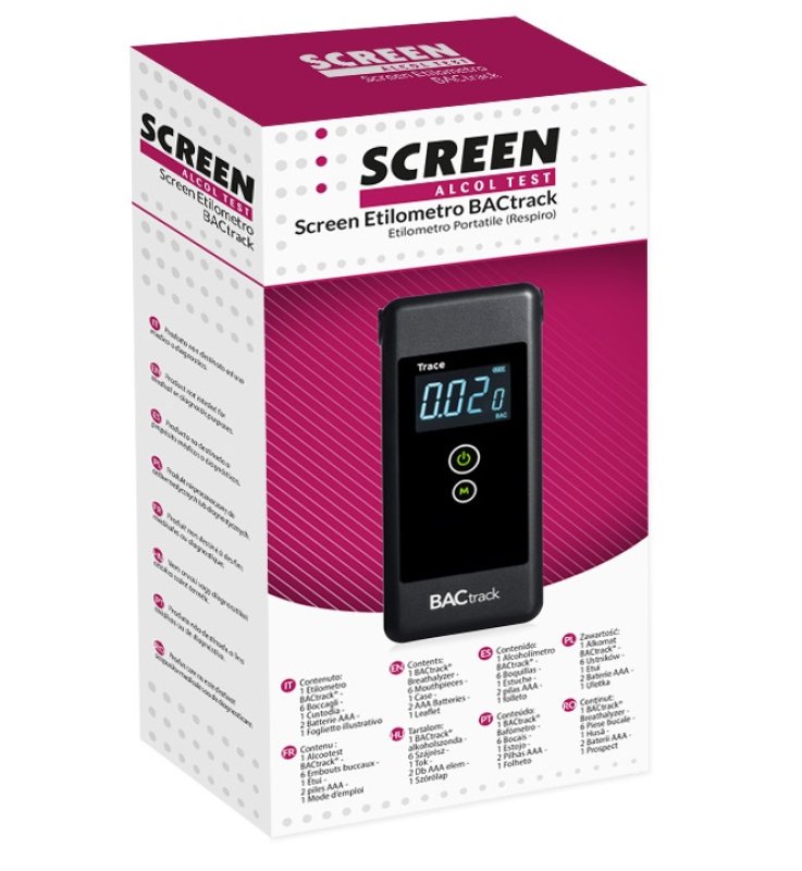 SCREEN ETILOMETRO DIG.C/SEG.ACUS SCREEN ETILOMETRO DIG.C/SEG.ACUS